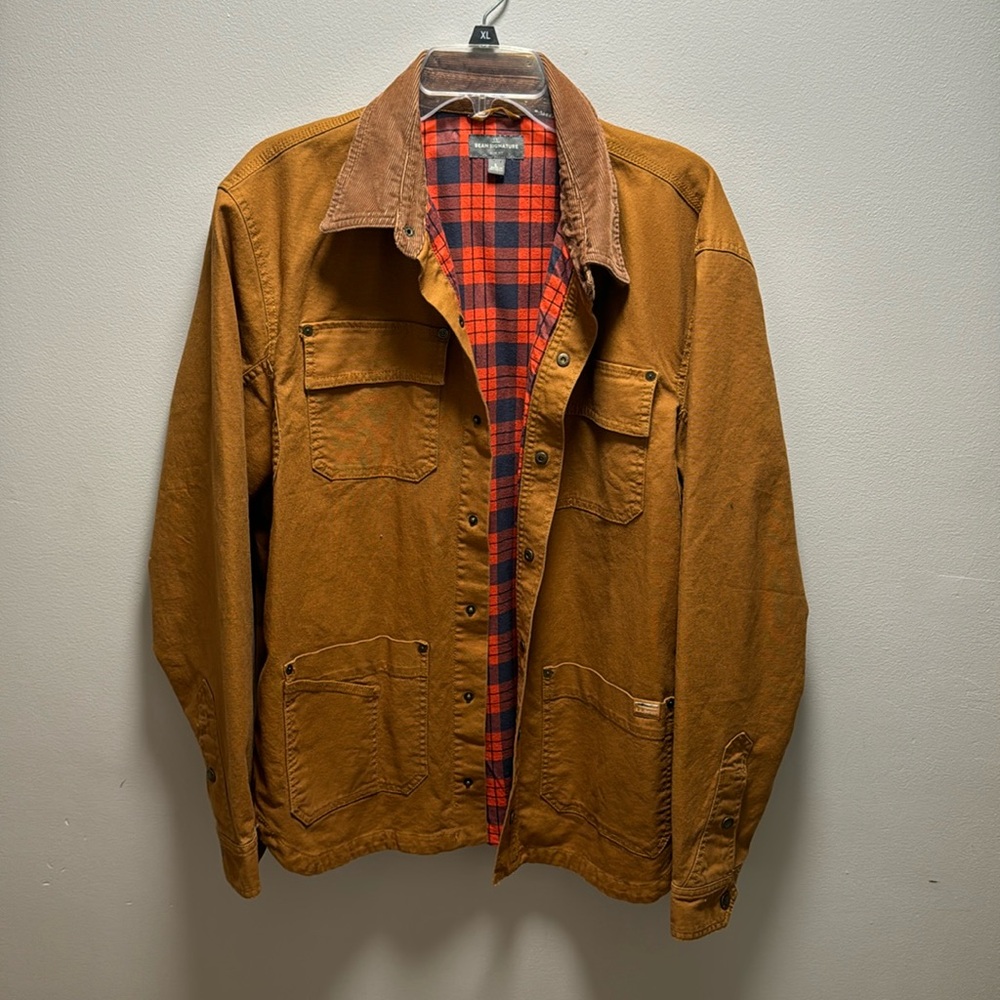 L.L BEAN SIGNATURE BROWN JACKET